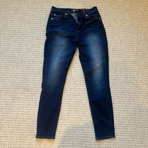 High waste skinny ankle jeans